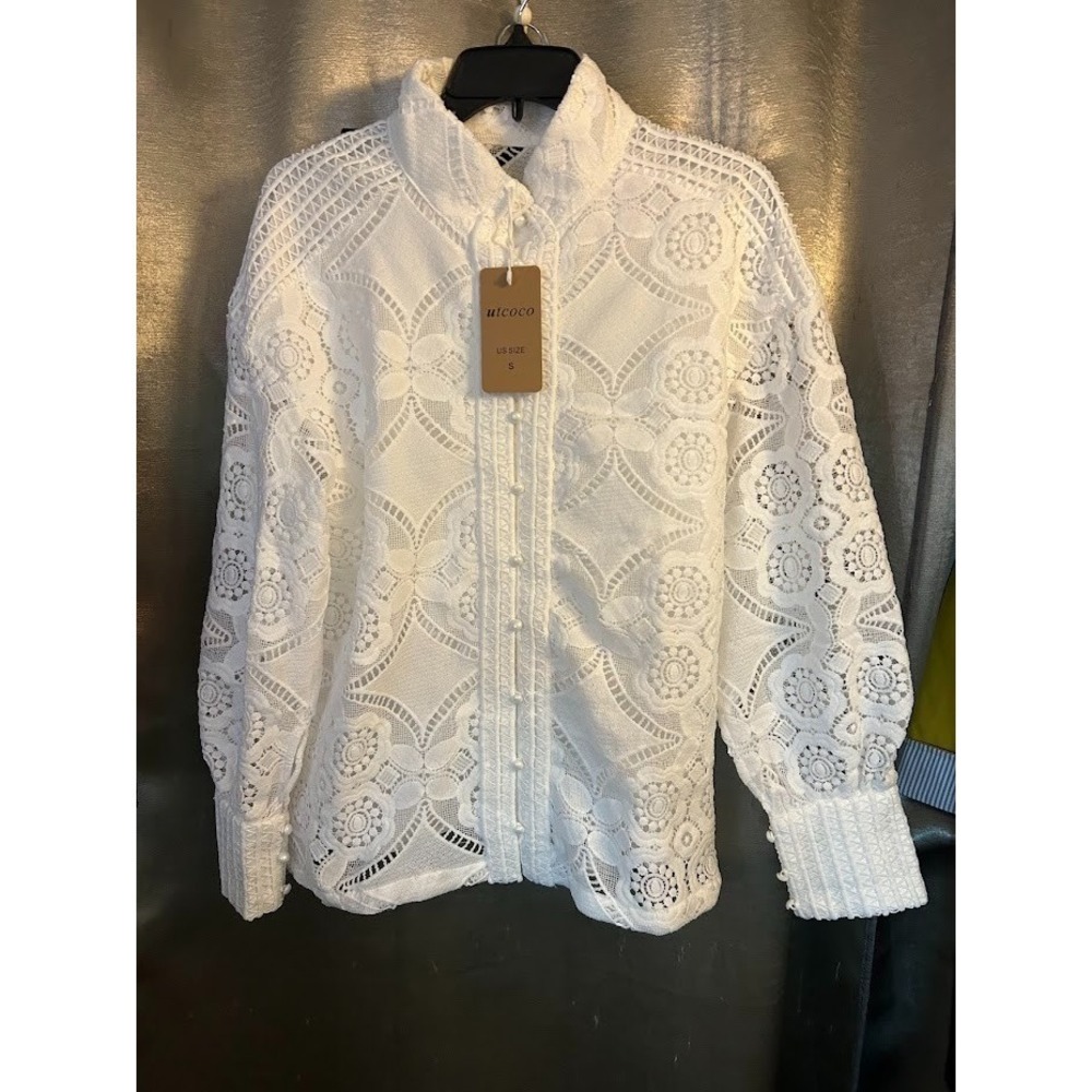 UTCOCO‎ 2 piece white lace NWT